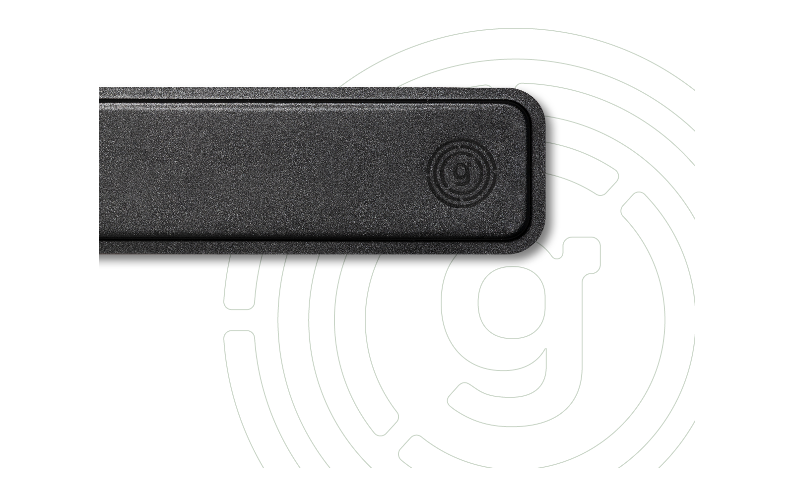 Produktbild Gelmags Garderobe Hold On mit Nano-Gel-Leiste 3-teilig schwarz 1