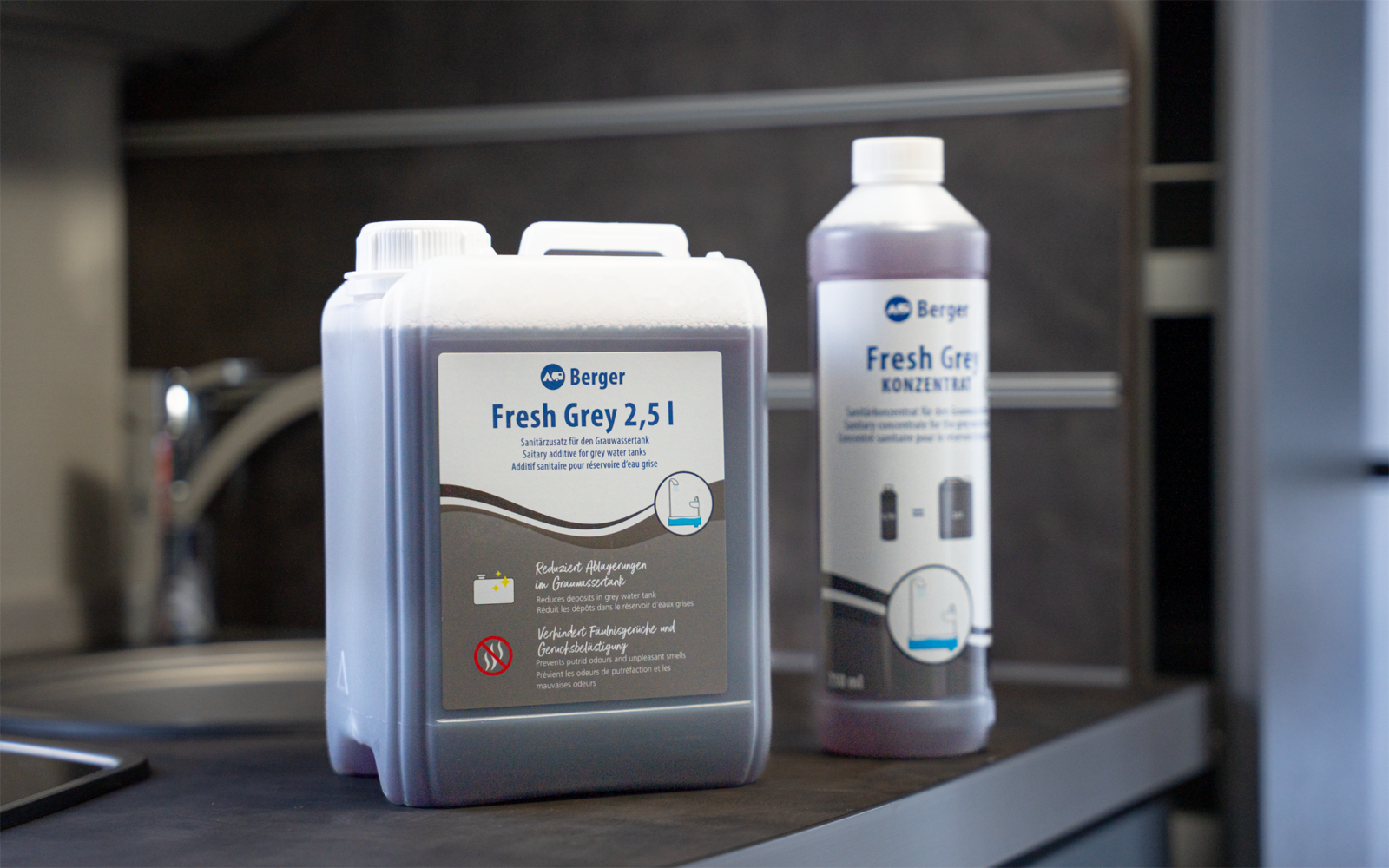 Produktbild Berger Fresh Grey Grauwassertankzusatz 2,5 Liter 1