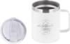 Camplife Edelstahl Thermo-Trinkbecher mit Henkel und Deckel 450 ml wei&szlig;