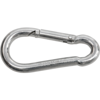 SWG fire department snap hook DIN 5299-C galvanized 8 x 80 mm