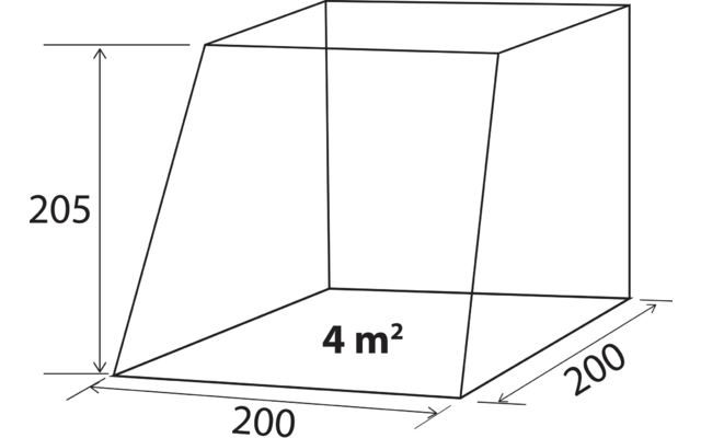 Produktbild Brunner Foyer Heckzelt  f&uuml;r Ford Transit Custom und Tourneo Custom rahmenlos  1
