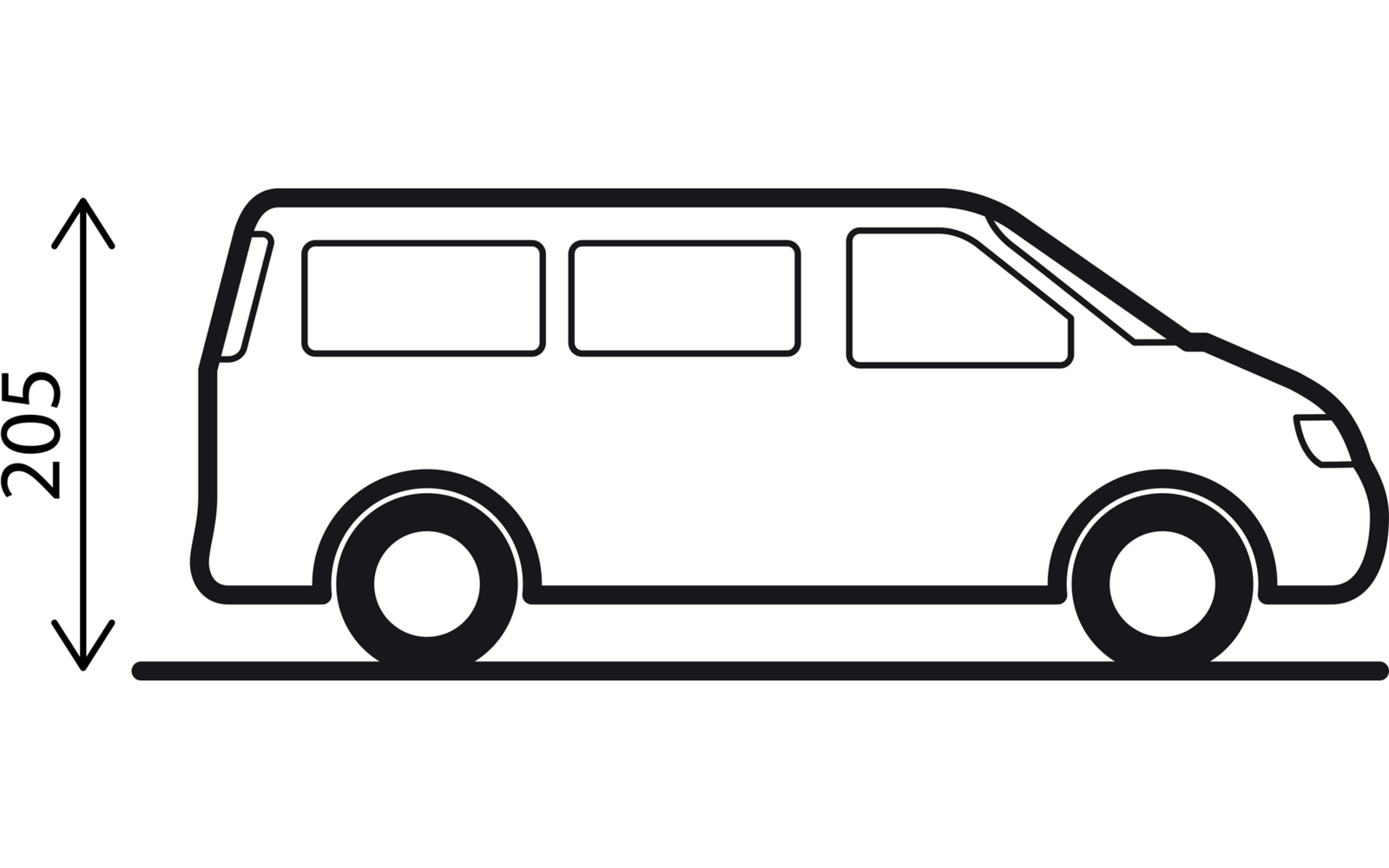 Produktbild Brunner Foyer Heckzelt  f&uuml;r Ford Transit Custom und Tourneo Custom rahmenlos  1