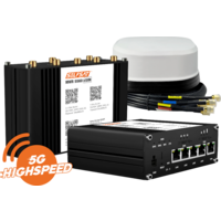 Routeur Wi-Fi MWR 5560 eSIM 5G Cat 20 jusqu'&agrave; 3,4 Gbps avec antenne 5G SATCO incluse blanc SELFSAT