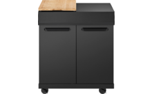 Enders Modul Uniq 4 Outdoorküchenmodul mit Bambusarbeitsplatte und Gasflaschenhalterung 77 × 58 × 92,5 cm