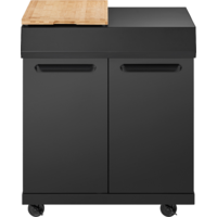 Enders Modul Uniq 4 Module de cuisine d'ext&eacute;rieur avec plan de travail en bambou et support pour bouteille de gaz 77 &times; 58 &times; 92,5 cm