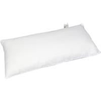 Queens hotel collectie hoofdkussen 40 x 80 cm polyester microvezel