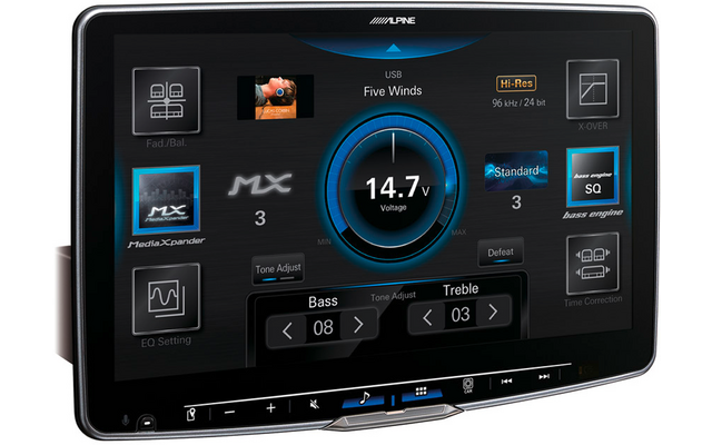 Produktbild Alpine iLX-F115DU Halo11 Autoradio 11 Zoll Touchscreen f&uuml;r Fiat Ducato III, Peugeot Boxer II, Citroen Jumper II & Opel Movano III 1
