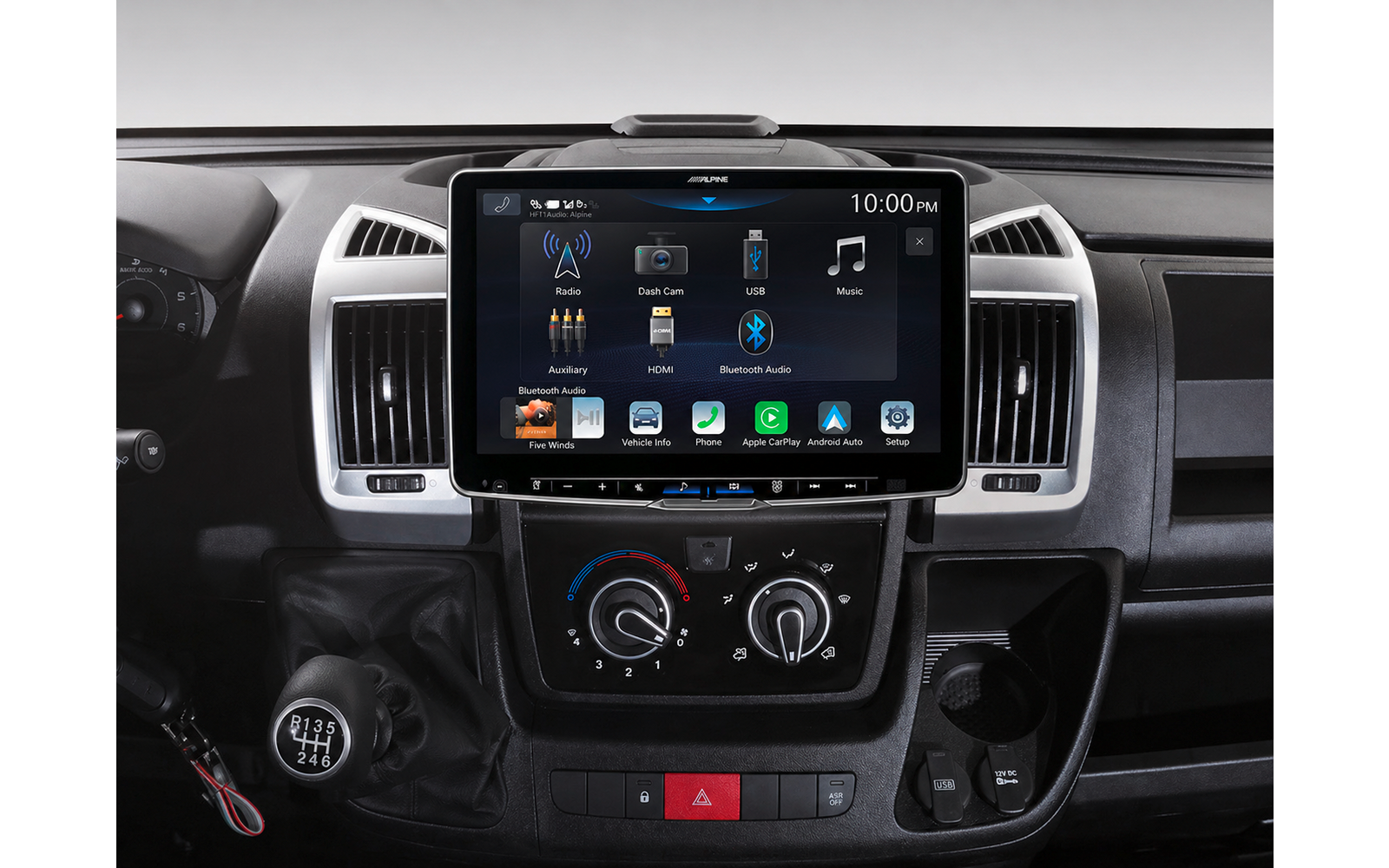 Produktbild Alpine iLX-F115DU Halo11 Autoradio 11 Zoll Touchscreen f&uuml;r Fiat Ducato III, Peugeot Boxer II, Citroen Jumper II & Opel Movano III 1