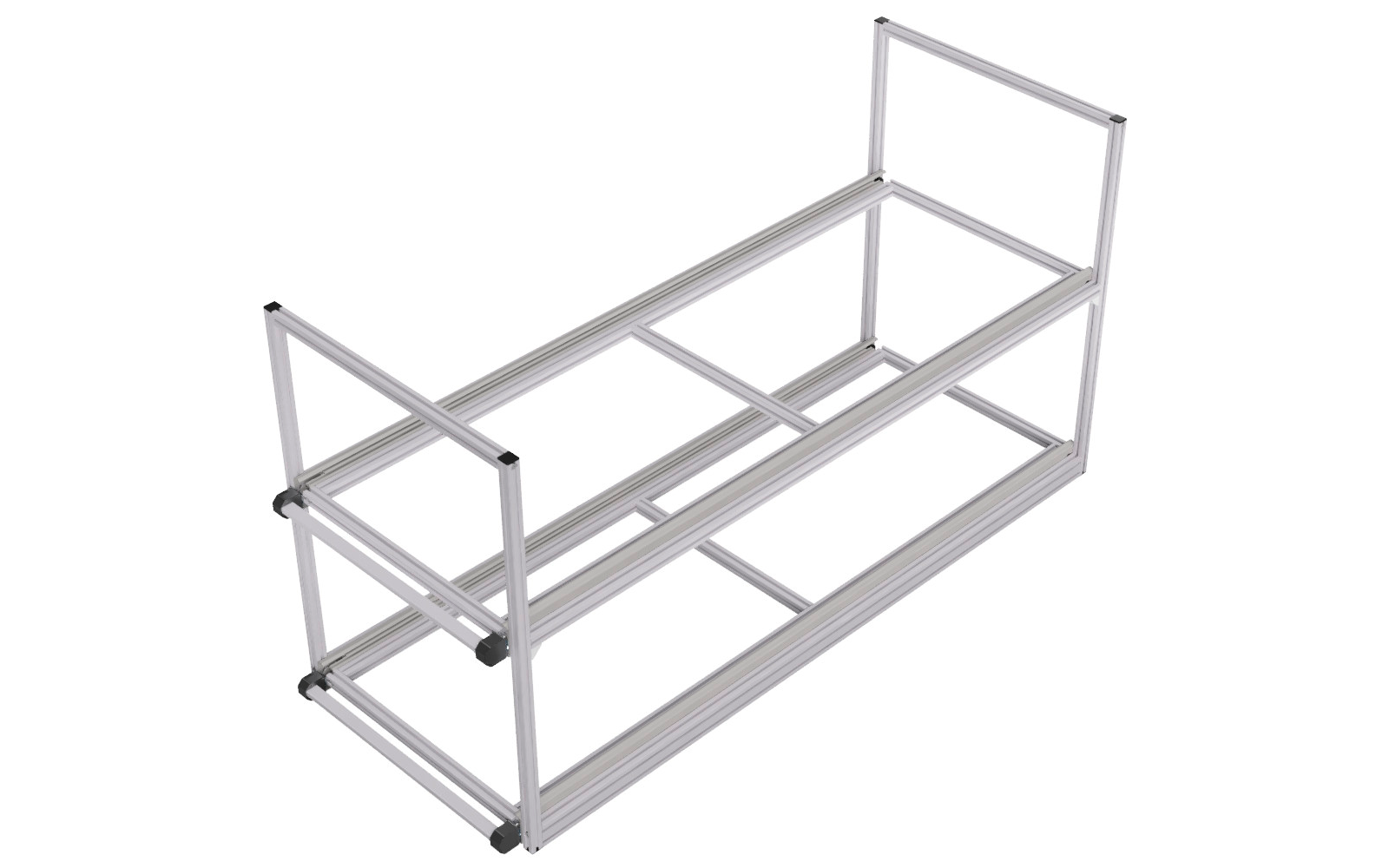 Produktbild SYS-RACK Kastenwagen Heckauszug Regalsystem 120 cm Auszugtiefe 1