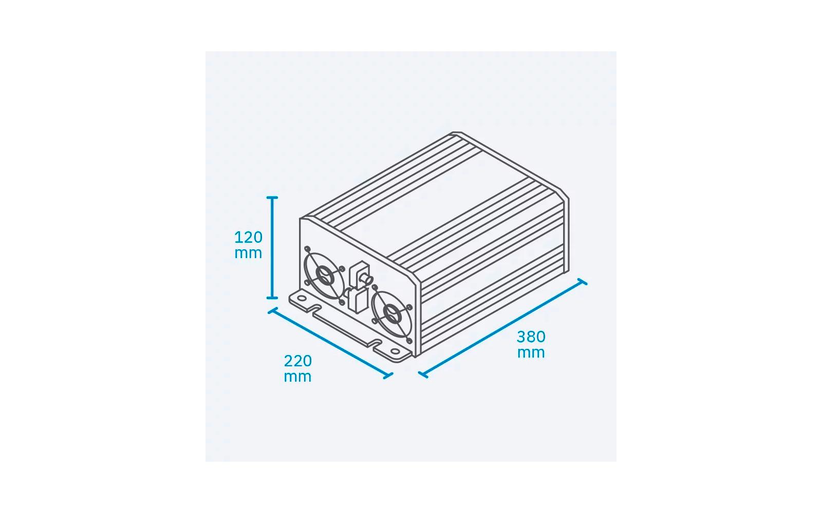 Produktbild Ective TSI Pro Sinus Wechselrichter mit Netzvorrangschaltung 1