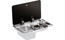 628895 644988 - CAN Gas hob/sink combination 1-burner with sink 530 x 340 x 150 mm