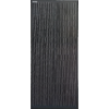 Rechteckiges schwarzes Solarmodul mit schmalem Rahmen und regelmäßigem Zellgitter
