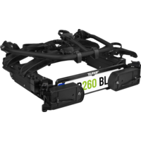 EUFAB SD260 Fl&uuml;gelt&uuml;r Fahrradtr&auml;ger 2 Fahrr&auml;der 60 kg E-Bike geeignet schwarz