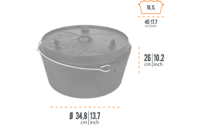 Produktbild Petromax Dutch Oven Gusseisen 1