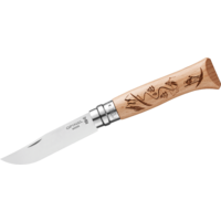 Gravure Sport couteau de poche avec gravure longueur de lame 8,5 cm Ski N°08 Opinel