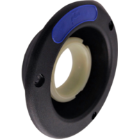 STS Tankeinf&uuml;llstutzen f. Frischwasser, kurz, &Oslash; 40 mm, mit Bel&uuml;ftung Schwarz