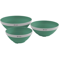Outwell Collaps Bowl faltbare Sch&uuml;sseln 3er-Set shadow green