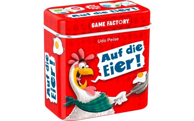 Product afbeelding Game Factory Auf die Eier W&uuml;rfelspiel f&uuml;r 2-5 Spieler ab 8 Jahren 1