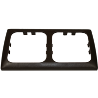 Haba double cadre de recouvrement pour prises de courant Interrupteur