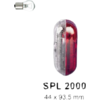 Jokon SPL 2000 doorrijlicht rood/wit 12 tot 24 V met afstandsvoet