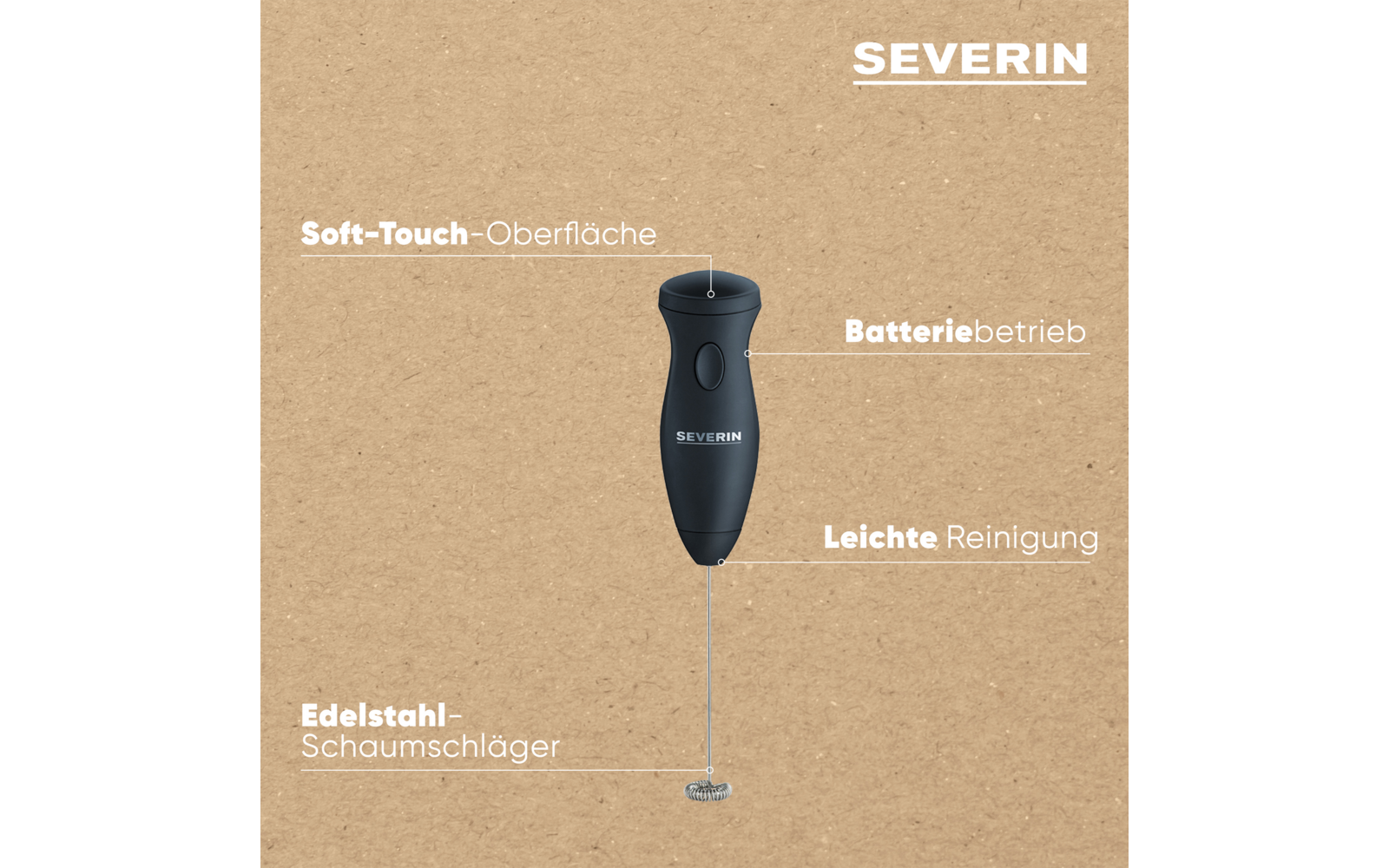 Produktbild Severin Milchaufsch&auml;umer kabellos 1