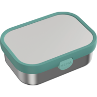 Mepal Campus bo&icirc;te &agrave; pain inox avec insert bento et fourchette 750 ml Cool mint