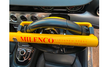 Milenco High Security Steering Wheel Lock + Yellow with Pad and Bag