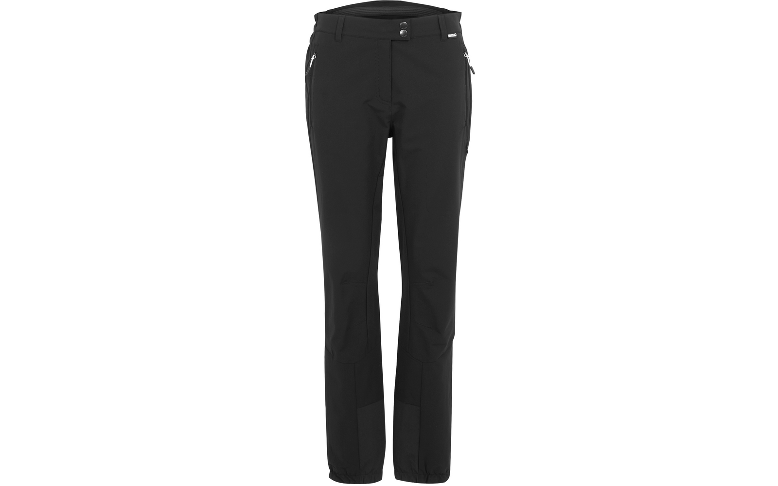 Schwarze Hose mit Taschen und Reißverschluss