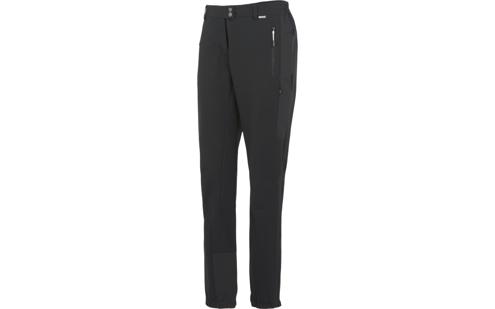Schwarze Hose mit Reißverschluss und Taschen