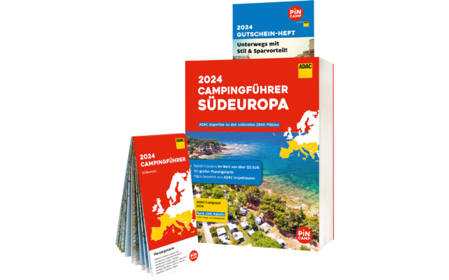 Guía del camping ADAC 2024 para el sur de Europa