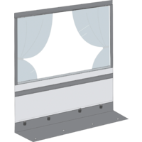 Panneau frontal pour Privacy Room Light pour stores F45 100 cm Fiamma