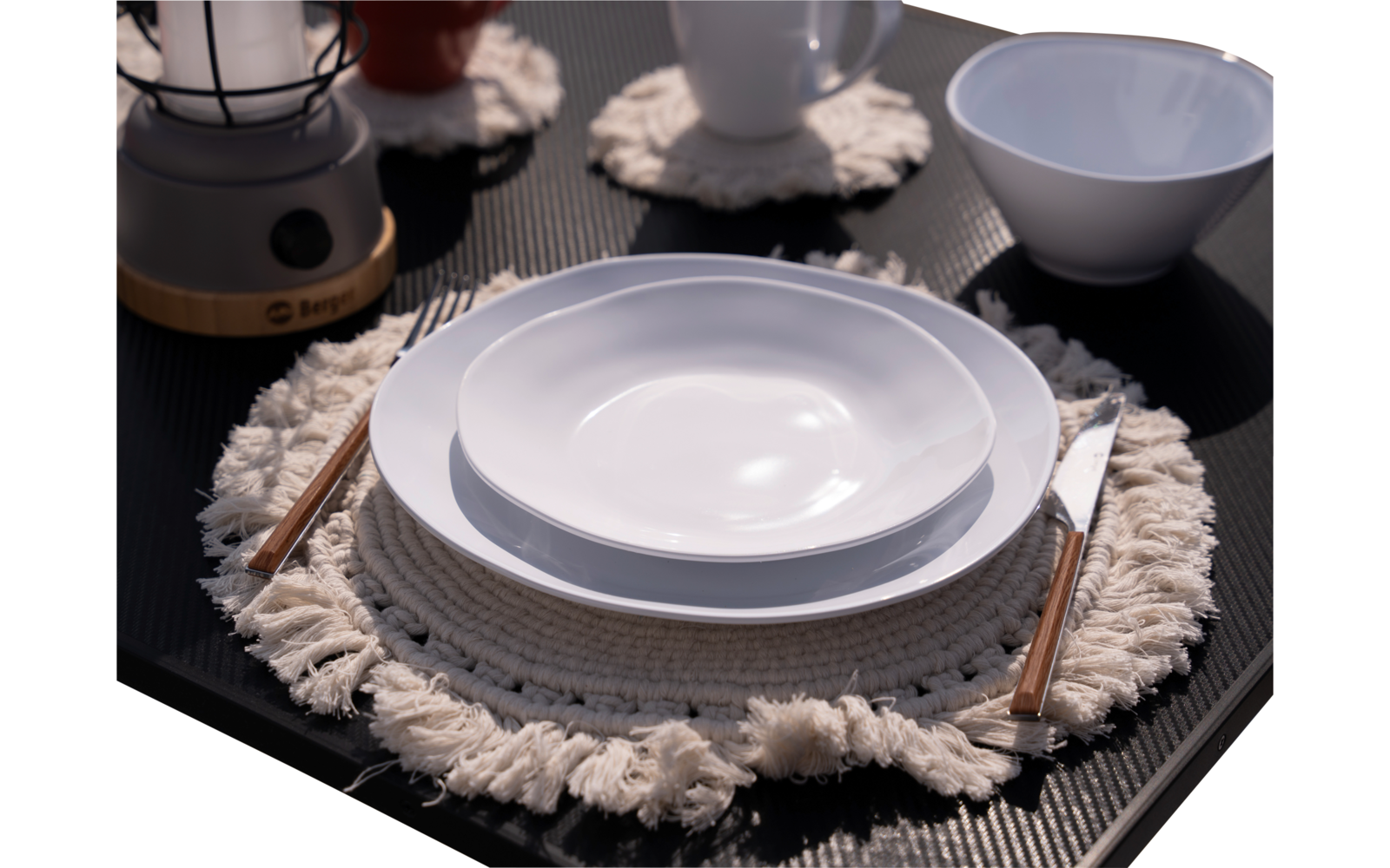 Produktabbildung: Berger Sevilla RPET Geschirr-Set weiß 16-tlg. für 4 Personen