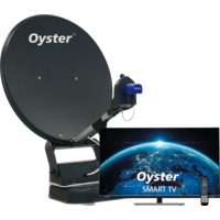 Ten Haaft Oyster 60 Premium Single vollautomatische Sat-Anlage mit VIDAA Smart TV 21,5 Zoll