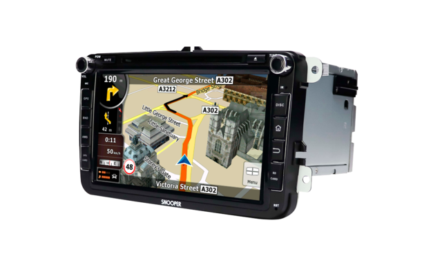 Snooper SMH Multimedia Navigation 8 pollici DAB+ Dispositivo per installazione fissa