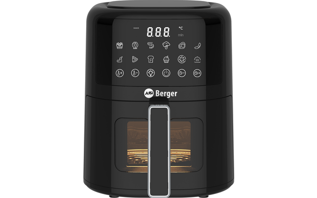 Produktbild Berger VanFry Airfryer Hei&szlig;luftfritteuse mit LED-Touch-Display 4,5 Liter 1