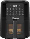 Berger VanFry Airfryer Hei&szlig;luftfritteuse mit LED-Touch-Display 1.400 W 4,5 Liter