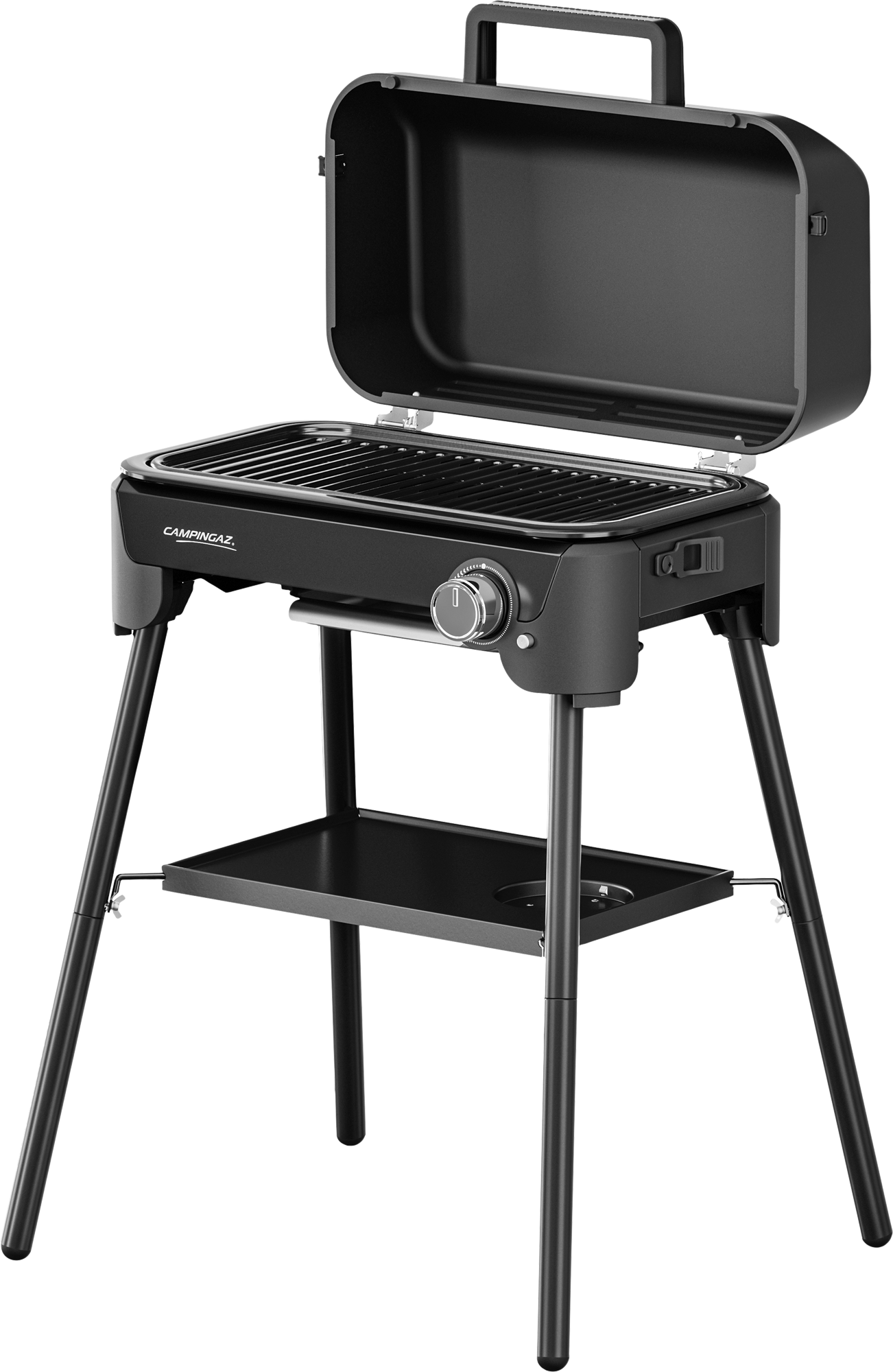 KEMPER Grill A Gas Portatile Da 1900W - Griglia Antiaderente + 8 Cartucce Gas Per Campeggio E Giardino