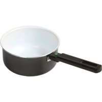 Bo-Camp Sprint ECO Kasserolle Aluminium schwarz mit abnehmbarem Griff &Oslash; 16 cm