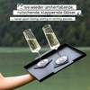 silwy® champagne magnetic plastic glasses 6 pieces (150 ml)