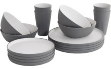 Outwell Gala 4 Person Dinner Set Grey Mist