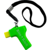 Sifflet vert avec sangle noire