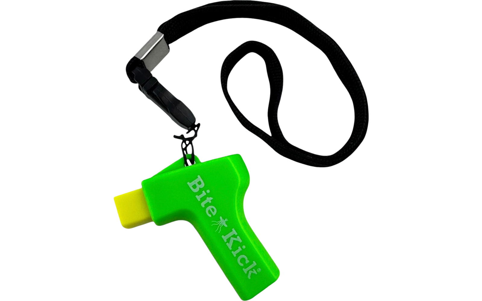 Sifflet vert avec sangle noire