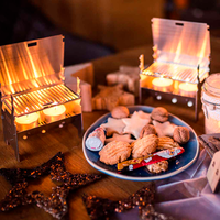 Barbecue Mini en acier inoxydable 11,1 x 7,3 cm Fennek