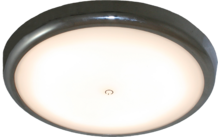 Haba Ossona plafondlamp LED chroom met tiptoets 12 Volt 3 niveaus instelbaar