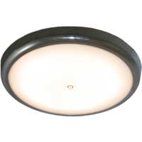 Haba Ossona plafón LED cromo con interruptor táctil 12 Volt 3 niveles regulable