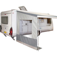 Pared lateral Bo-Camp universal para toldo de 225 cm de longitud
