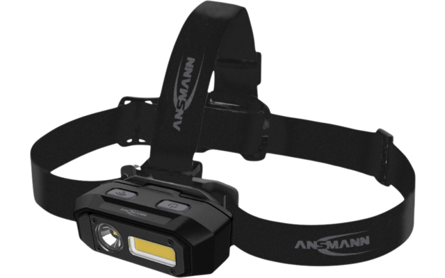 Ansmann Lampe frontale à LED rechargeable avec Boost et capteur HD 800 RS