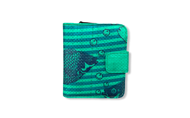 Beadbags wallet 2 folds medium green