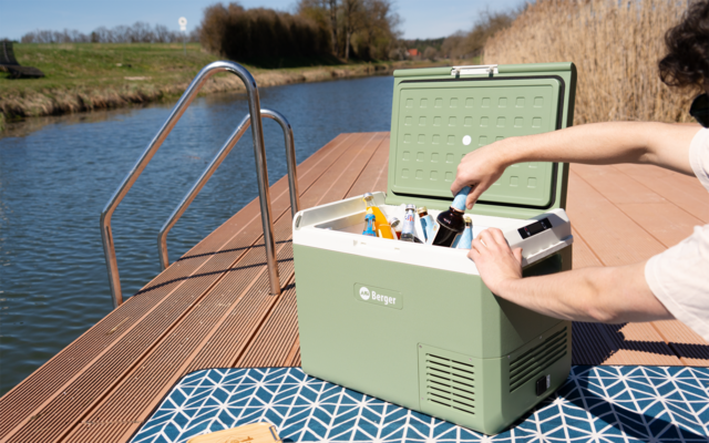 Produktbild Berger EPL Kompressor K&uuml;hlbox mit Tiefk&uuml;hlfunktion 12V 24V 230V 1