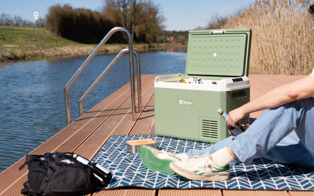 Produktbild Berger EPL Kompressor K&uuml;hlbox mit Tiefk&uuml;hlfunktion 12V 24V 230V 1
